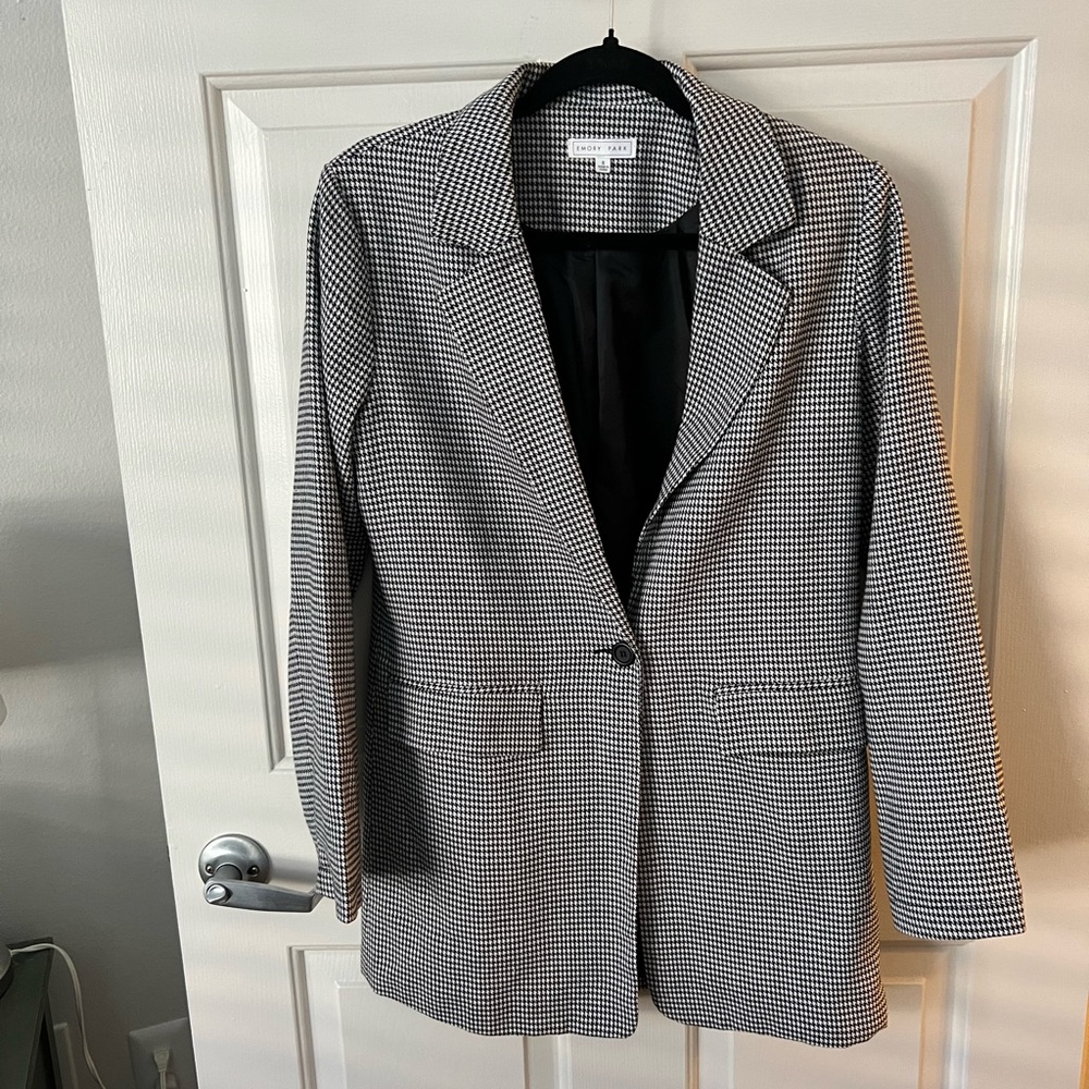 Houndstooth Blazer - image 1